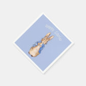 ピーター・ザ・ラビットハッピーイースター挨拶 スタンダードカクテルナプキン (角)