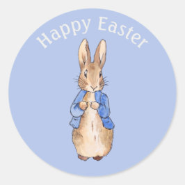 ピーター・ザ・ラビットハッピーイースター挨拶 ラウンドシール