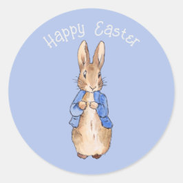 ピーター・ザ・ラビットハッピーイースター挨拶 ラウンドシール