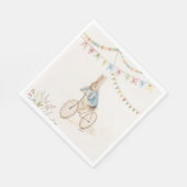 ピーター・ザ・ラビットバニー男女兼用・ベイビー・シャワー スタンダードランチョンナプキン (角)