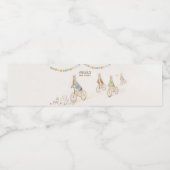 ピーター・ザ・ラビットバニー男女兼用・ベイビー・シャワー ペットボトルラベル (シングルラベル)