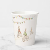 ピーター・ザ・ラビットバニー男女兼用・ベイビー・シャワー 紙コップ (左)