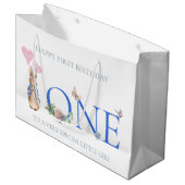 ピーター・ザ・ラビットバルーン1st誕生日 ラージペーパーバッグ (正面アングル)
