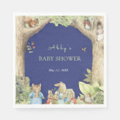 ピーター・ザ・ラビットフォレスト・フレンズ赤ちゃんシャワー スタンダードランチョンナプキン (正面)