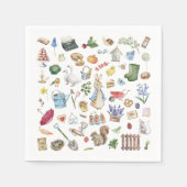 ピーター・ザ・ラビットペーパーナプキン スタンダードカクテルナプキン (正面)