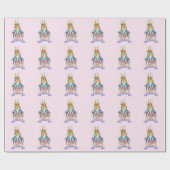 ピーター・ザ・ラビットポット・ベビーガール文字 ラッピングペーパー (フラット)