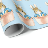 ピーター・ザ・ラビットポット・ホワイト・バブル・ガム ラッピングペーパー (ロールコーナー)