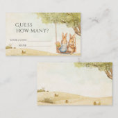 ピーター・ザ・ラビットヴィンテージは何人だと思う エンクロージャーカード (正面/裏面)