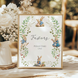 ピーター・ザ・ラビット植物性ジェンダーが好意を明らかにする ポスター