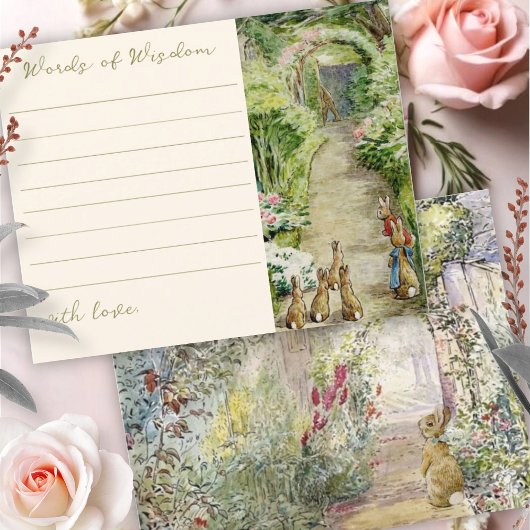 ピーター・ザ・ラビット赤ん坊が知恵の言葉をシャワー