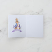 ピーター・ザ・ラビット1stバースデーブルー 招待状 (内部)