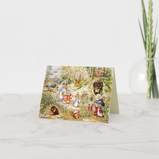 ピーター・ザ・ラビット カード (正面)