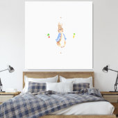 ピーター・ザ・ラビット キャンバスプリント (インサイチュ (寝室))