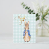 ピーター・ザ・ラビット サンキューカード (スタンド正面)