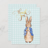 ピーター・ザ・ラビット サンキューカード (正面/裏面)