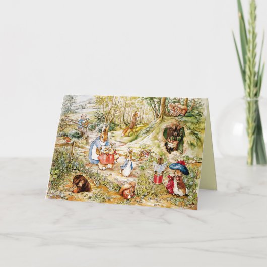 ピーター・ザ・ラビット サンキューカード (正面)