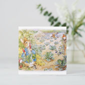 ピーター・ザ・ラビット サンキューカード (スタンド正面)