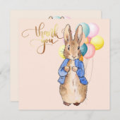 ピーター・ザ・ラビット サンキューカード (正面/裏面)