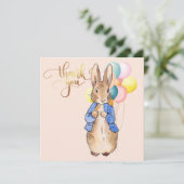 ピーター・ザ・ラビット サンキューカード (スタンド正面)