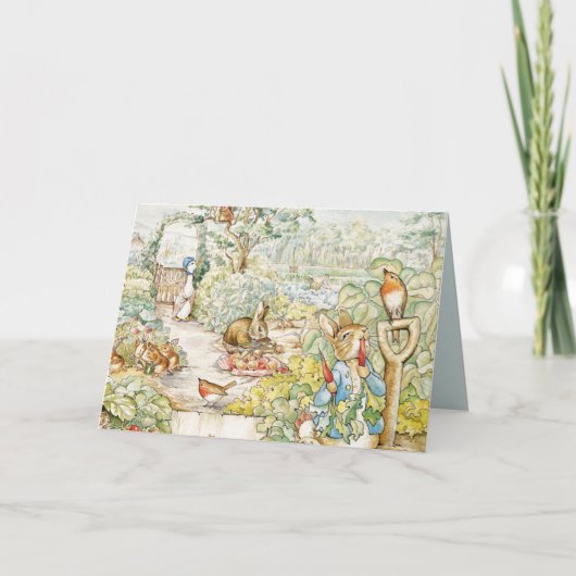 ピーター・ザ・ラビット サンキューカード (正面)