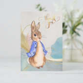 ピーター・ザ・ラビット サンキューカード (スタンド正面)