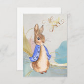 ピーター・ザ・ラビット サンキューカード (正面/裏面)