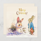 ピーター・ザ・ラビット & スノー・バニー・マジック シーズンカード (正面/裏面)