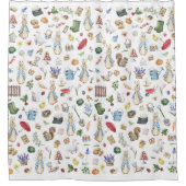 ピーター・ザ・ラビット・ビアトリックス・ポッター シャワーカーテン (正面)