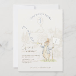 ピーター・ザ・ラビット・ビアトリックスSome Bunny 1st Birthday 招待状