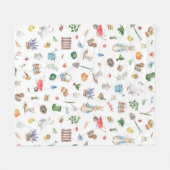 ピーター・ザ・ラビット フリースブランケット (正面(横))