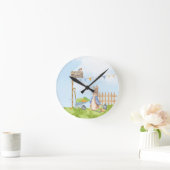 ピーター・ザ・ラビット ラウンド壁時計 (ホーム)