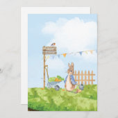 ピーター・ザ・ラビット 招待状 (正面/裏面)