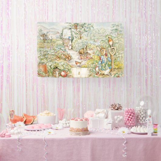 ピーター・ザ・ラビット 横断幕 (パーティー)