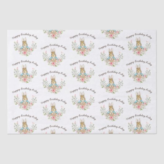 ピーター・ザ・ラビット 薄葉紙 (正面)