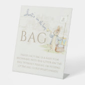 ピーター・ザ・ラビットSome Bunnyバッグ 台座サイン (正面)