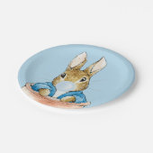 ピーター・ザ・吹ウサギの青い泡ガム ペーパープレート (アングル)
