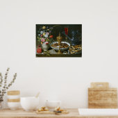 ピーター – ナッツ、キャンディー、花 ポスター (キッチン)