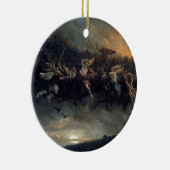 ピーター・ニコライ・アルボによるオジンの野生の狩り セラミックオーナメント (右)