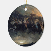 ピーター・ニコライ・アルボによるオジンの野生の狩り セラミックオーナメント (左)