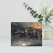 ピーター・ニコライ・アルボによるオジンの野生の狩り ポストカード (スタンド正面)