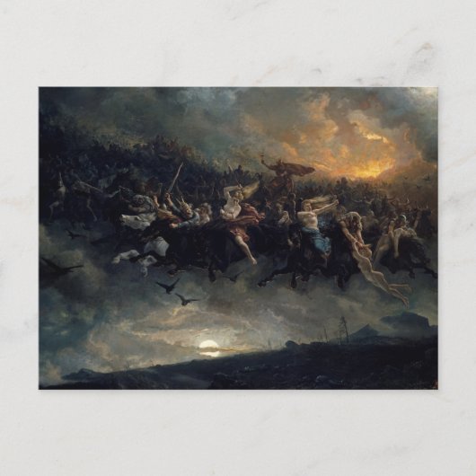 ピーター・ニコライ・アルボの野生の狩り ポストカード (正面)