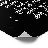 ピーター・パン 壁飾り「少年は決して寝るべきではない…」 ポスター (角)