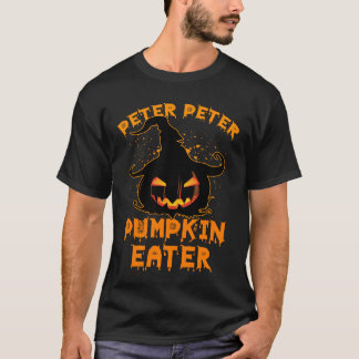 ピーター・ピーター・カボチャ・イーター・ハロウィーンの衣装カップル Tシャツ