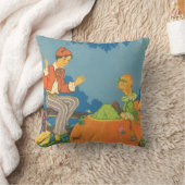 ピーター・ピーター・パンプキン・イーターの詩(伝統的な童謡) クッション (ブランケット)