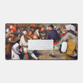 ピーター・ブルーゲルの農夫の踊り デスクマット (キーボード&マウス)