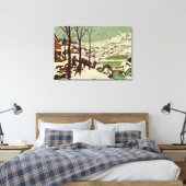 ピーター・ブルーゲルの雪の中のハンター – 1565 キャンバスプリント (インサイチュ (寝室))