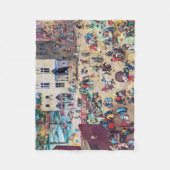 ピーター・ブルーゲル子供の遊び フリースブランケット (正面)