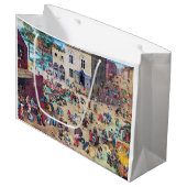 ピーター・ブルーゲル子供の遊び ラージペーパーバッグ (正面アングル)