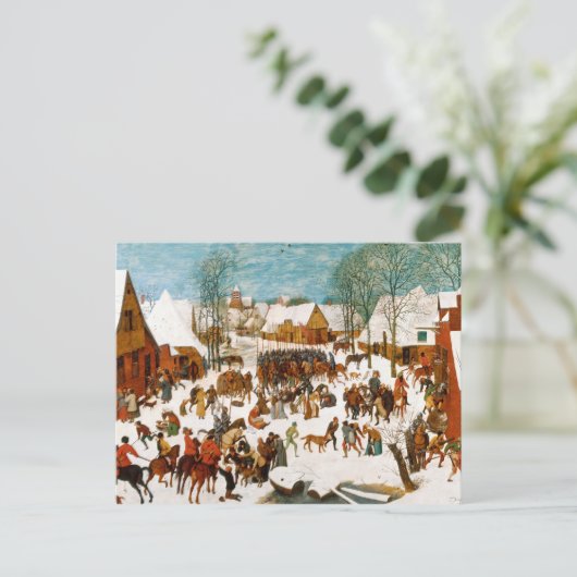 ピーター・ブルーゲル無罪の長老の虐殺 ポストカード (スタンド正面)