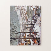 ピーター・ブルーゲル長老の雪の中のハンター ジグソーパズル (縦)